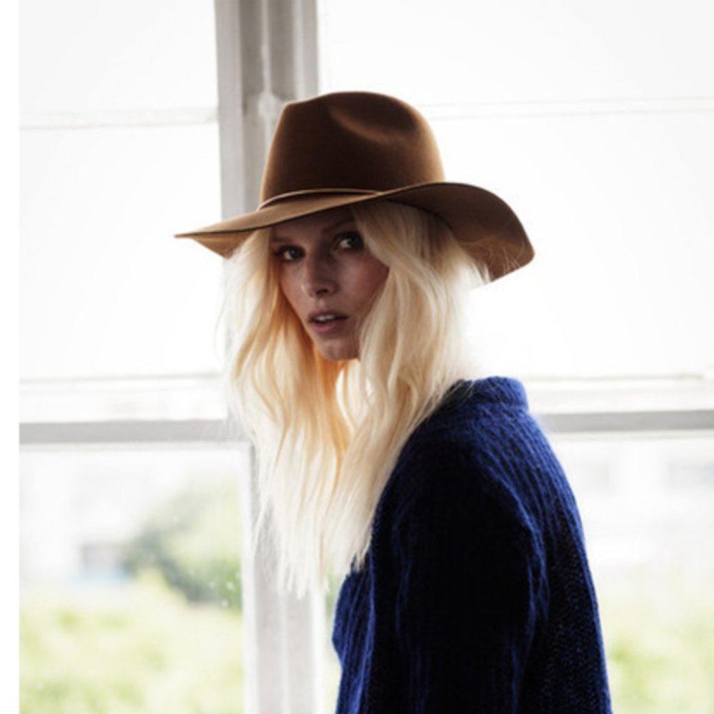 Janessa Leone Savoy Wool Hat (Medium)